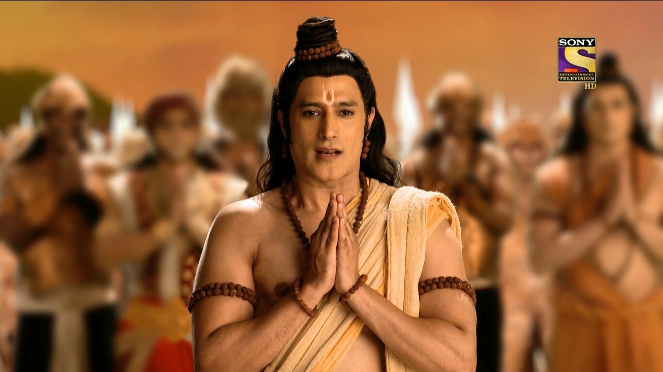 Hanuman Dives Into Ravana's Shield