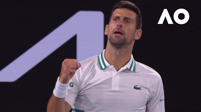 HLS - Djokovic vs Raonic - 14 Feb 2021 from Australian Open 2021 