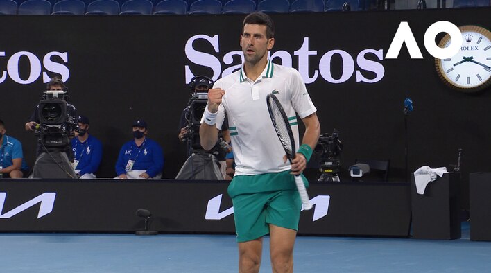 HLS - Djokovic vs Karatsev - 18 Feb 2021 from Australian Open 2021 