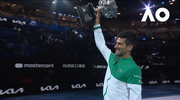 Djokovic Drubs Medvedev, Seals Ninth Australian Open Title from Australian Open 2021 