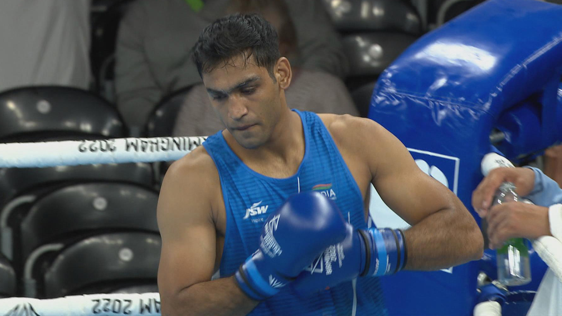 Men's Over 7580KG R16 Boxing Birmingham 2022 Commonwealth Games Match Highlights Sony LIV