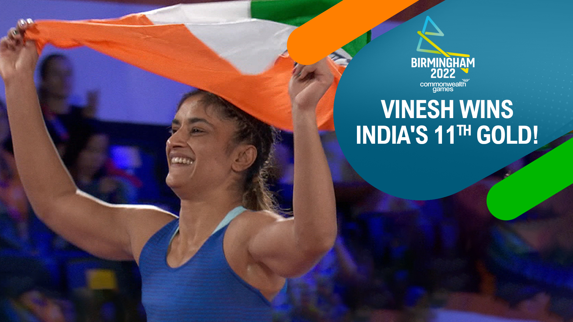 Vinesh Phogat Women's Freestyle 53 KG Wrestling 6 Aug 2022