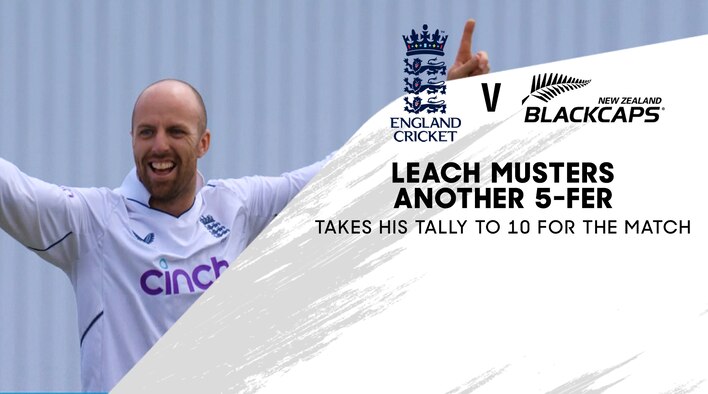 SPL - Leach On Song Again from New Zealand Tour Of England 2022 