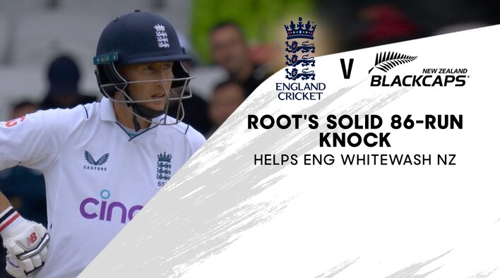 SPL - Root Shines Again For The Hosts from New Zealand Tour Of England 2022 