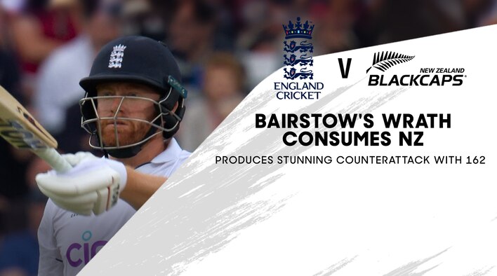 SPL - Bairstow Plays An Impressive Knock from New Zealand Tour Of England 2022 