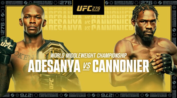 UFC 276 - Adesanya vs Cannonier - 3 July 2022 from UFC 2021-22 