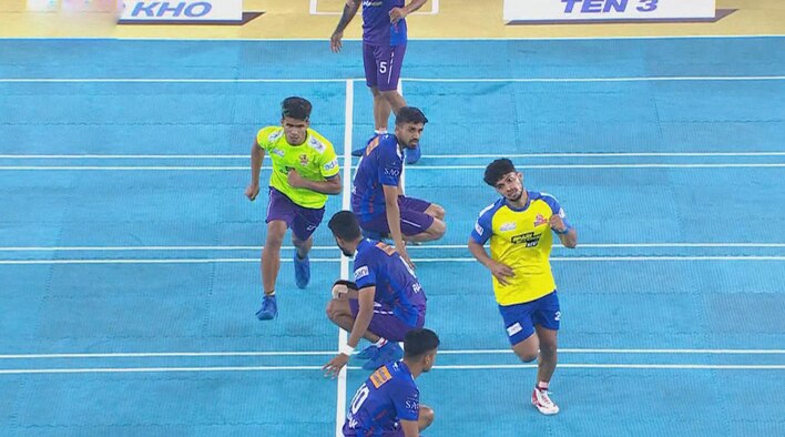 HLS - Rajasthan Warriors 40-42 Gujarat Giants - 28 Aug 2022 from Ultimate Kho Kho 2022 - 23 