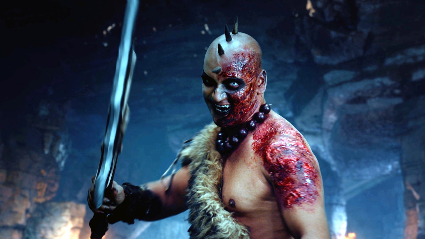 Garud Fights A Rakshas