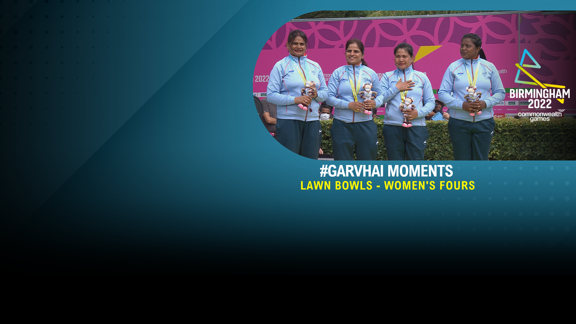 Team India Secures Gold in Lawn Bowls Birmingham 2022 Commonwealth