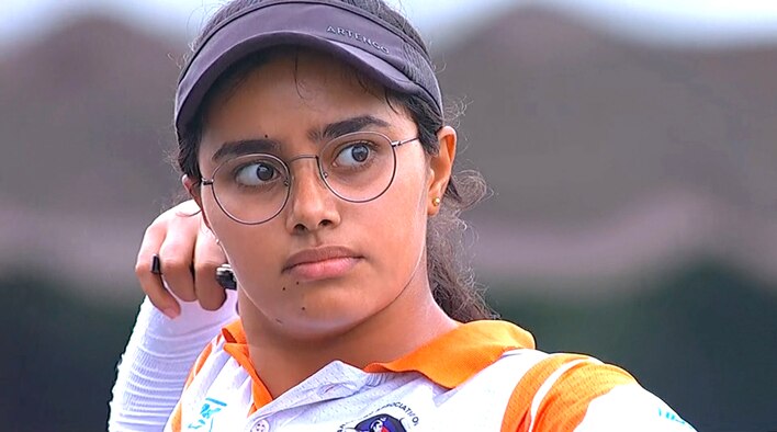 Parneet Kaur Clinches Gold - Highlights - 9 Nov 2023 from Asian Archery Championships  and Asian Olympic Qualifier 2023 