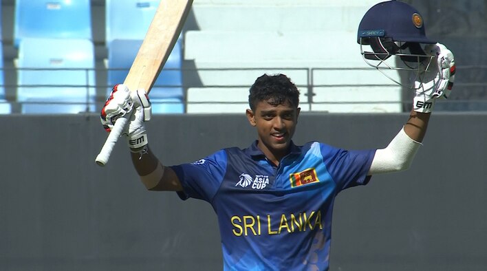 Dinsara's Century Boosts Sri Lanka's Total from ACC U-19 Asia Cup 2024 