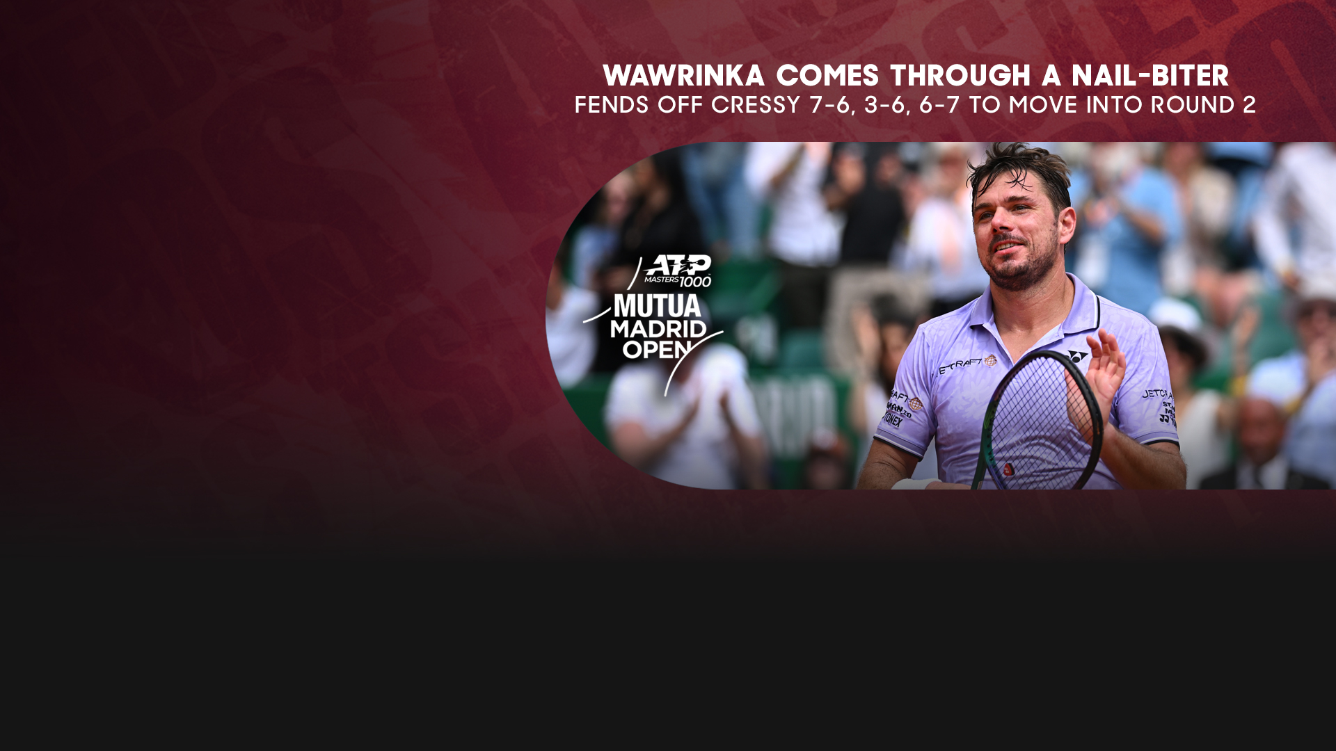 Cressy vs Wawrinka Highlights 26 Apr 2023 ATP Masters 1000 Mutua