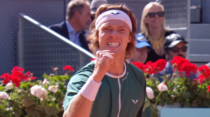 Rublev Secures Straight Sets Victory Over Fritz- Highlights - 3 May 2024 from Mutua Madrid Open 2024 