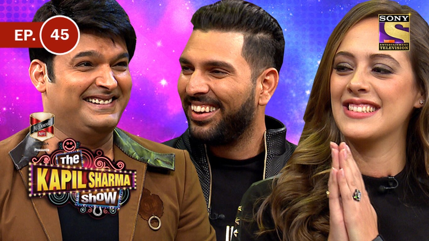 Yuvraj Singh And Hazel In Kapil's Show