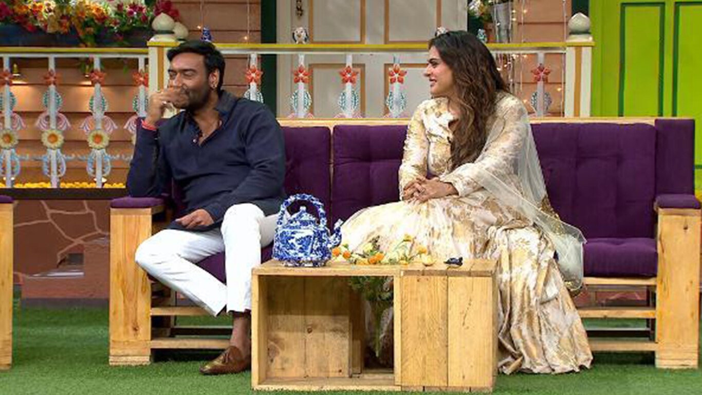 Ajay Devgan And Kajol Rock Kapil's Show
