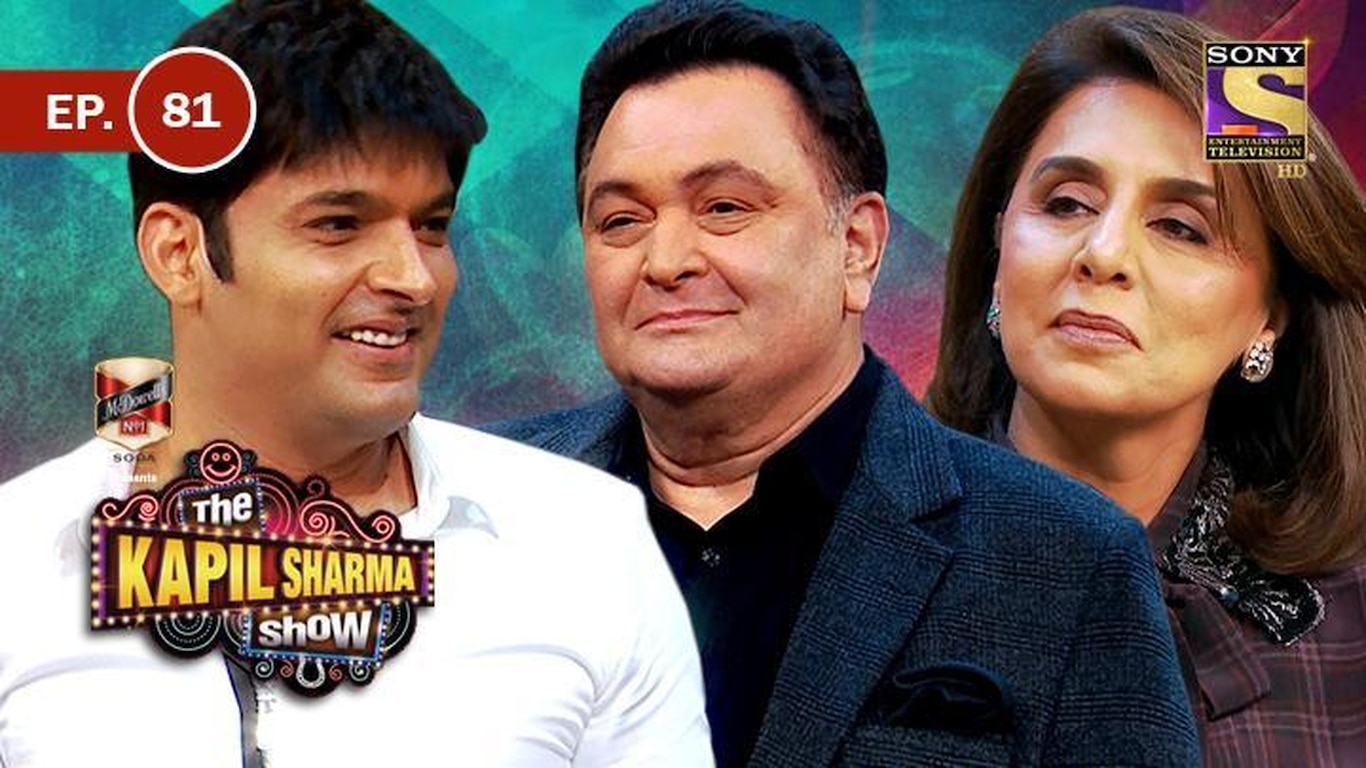 Rishi Kapoor And Neetu Singh In Kapil's Show