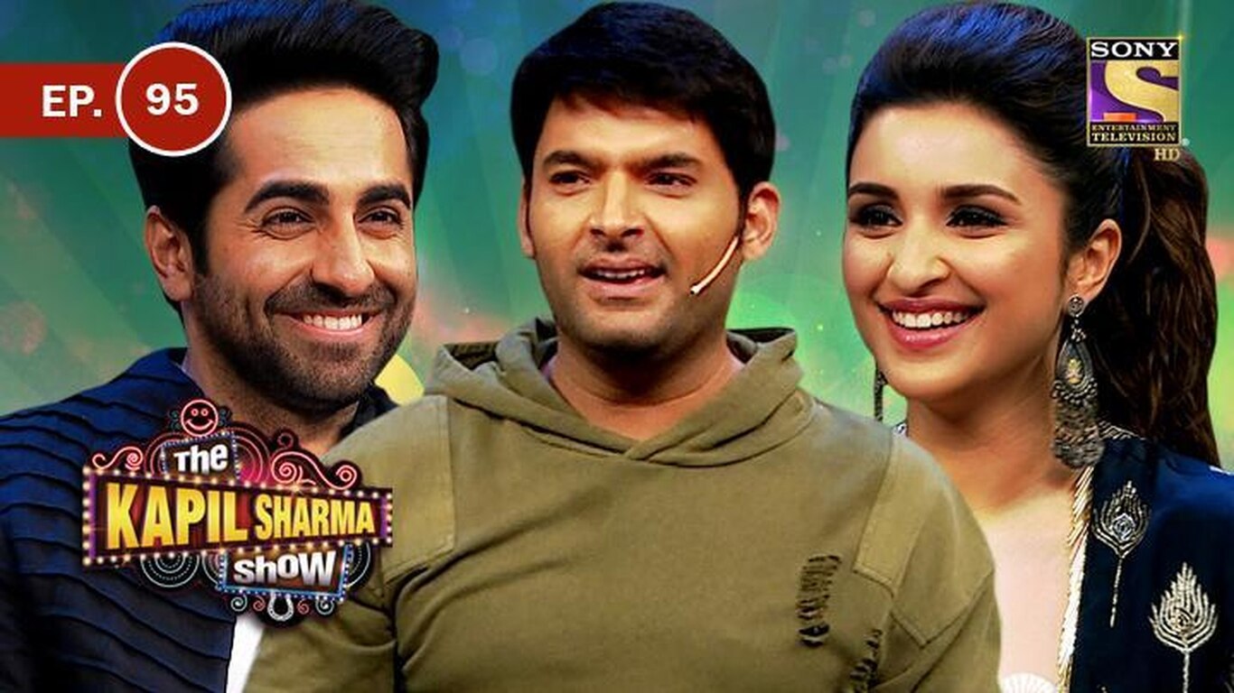 Parineeti Chopra And Ayushmann In Kapil's Show