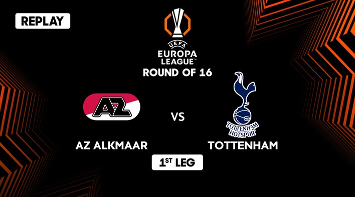 Replay - AZ Alkmaar vs Tottenham Hotspur - 1st Leg - R16 - 6 Mar 2025 from UEFA Europa League 2024-25 
