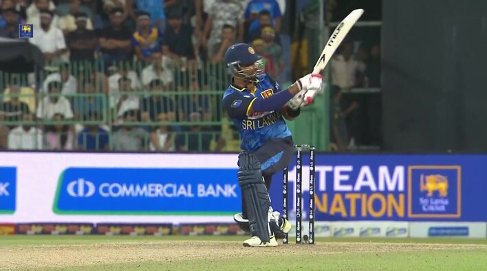 Four! Shanaka Flicks It Towards Third Man For A Boundary from Bangladesh Tour of Sri Lanka 2025 