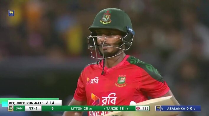 Six! Tanzid Keeps The Scoreboard Ticking With Two Biggies from Bangladesh Tour of Sri Lanka 2025 