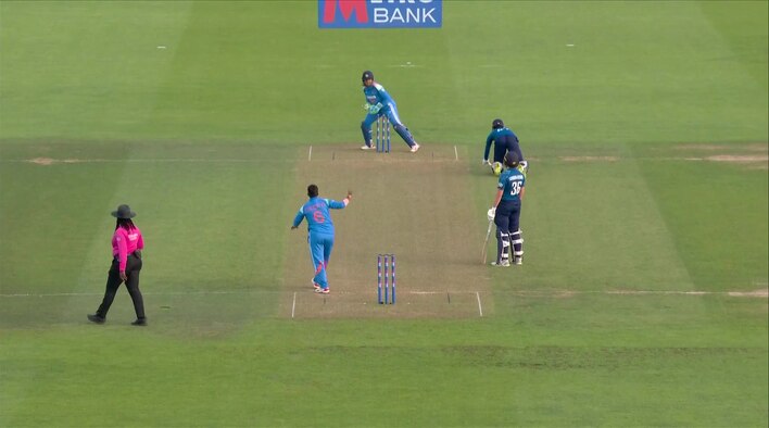 Run Out! Turmoil Between The Wickets Results In Dunkley's Departure from India Women's Tour of England 2025 