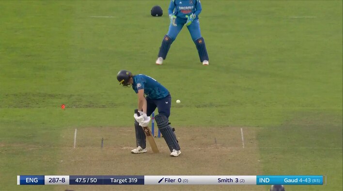 Wicket! Kranti's Terrific Fifer Turns The Tide, Sends Back Alice & Filer from India Women's Tour of England 2025 