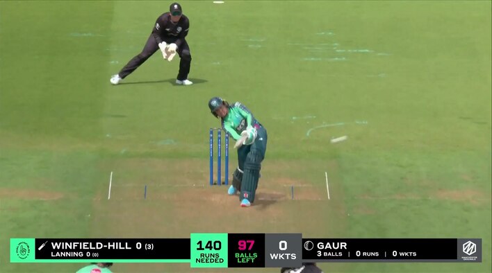 Four! Winfield-Hill Begins The Chase With Back-To-Back Boundaries from The Hundred 2025 (Women's) 