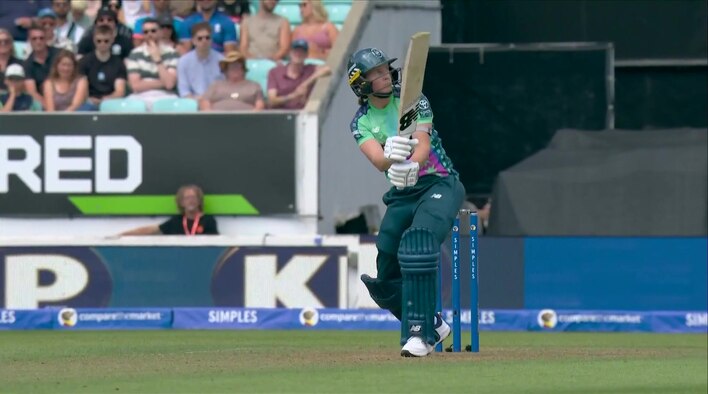 Six! Lanning Middles It Perfectly For A Maximum from The Hundred 2025 (Women's) 