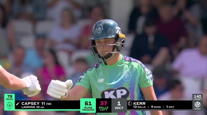 Four! Capsey Finds The Boundary With A Slog-Sweep from The Hundred 2025 (Women's) 