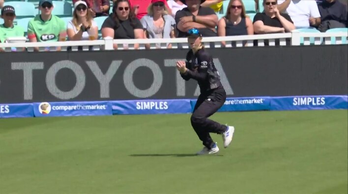Wicket! Monaghan Grabs A Crucial Catch, Capsey Walks Back from The Hundred 2025 (Women's) 