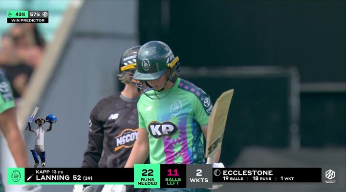 Fifty! Lanning Gets A Vital Half Century To Keep Oval Invincibles’ Hope Alive from The Hundred 2025 (Women's) 