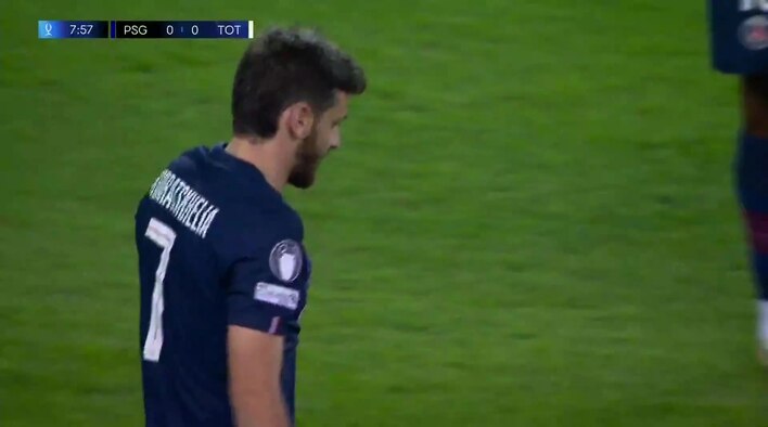 Chance! Kvaratskhelia's Low Drive Trickles Wide Of The Target from UEFA Super Cup 2025 