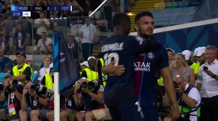 Goal! Ramos Scores At The Death To Prolong PSG's Hope from UEFA Super Cup 2025 
