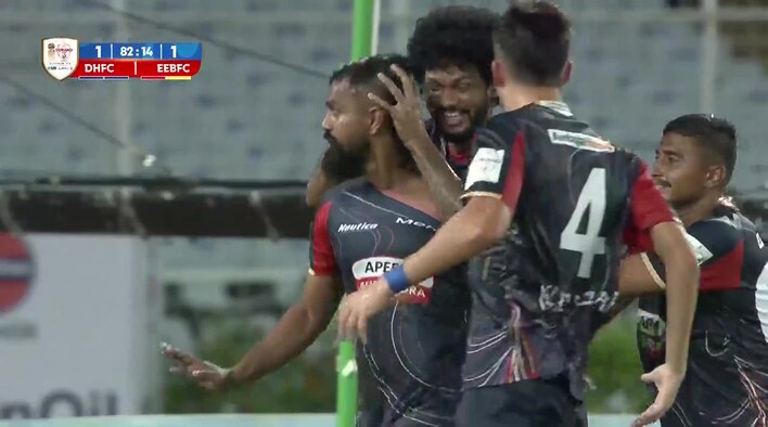 Goal! Joby Rolls It In The Net To Restore Diamond Harbour's Lead from IndianOil Durand Cup 2025 