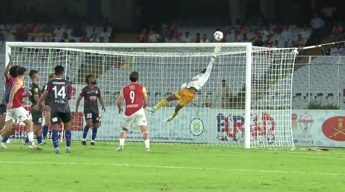 Save! Mirshad’s Fingertip Save Keeps Diamond Harbour Alive from IndianOil Durand Cup 2025 