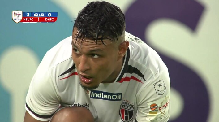 Chance! Ajaraie's Low Drive Trickles Wide Of The Target from IndianOil Durand Cup 2025 