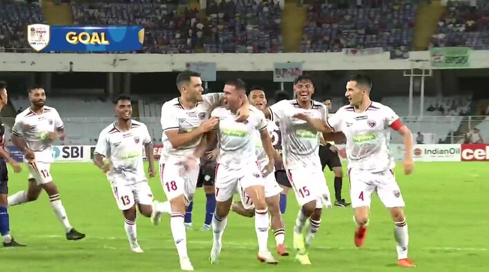Goal! Jairo Joins The Party To Score Northeast's Fourth from IndianOil Durand Cup 2025 