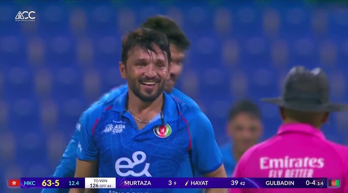 Wicket! Sediqullah Holds Onto A Superb Catch, Hayat Departs from Asia Cup 2025 