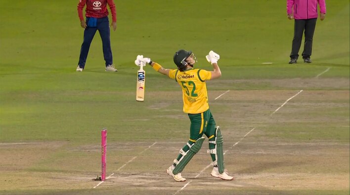 Wicket! Brevis Miscues It Straight Into Archer's Safe Hands from South Africa Tour Of England 2025 