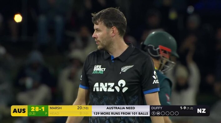 Wicket! Duffy Sends Head Packing With A Beauty from Australia Tour of New Zealand 2025 