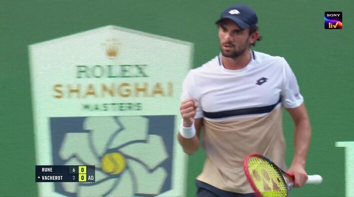 Winner! Vacherot Steals The Point With An Amazing Return from ATP Masters 1000 - 2025 Shanghai Open 