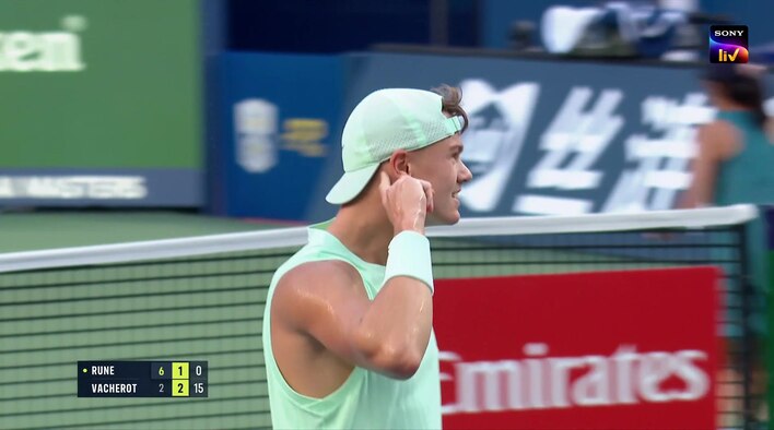 Winner! Rune Comes Out On Top In A Close Net Battle from ATP Masters 1000 - 2025 Shanghai Open 