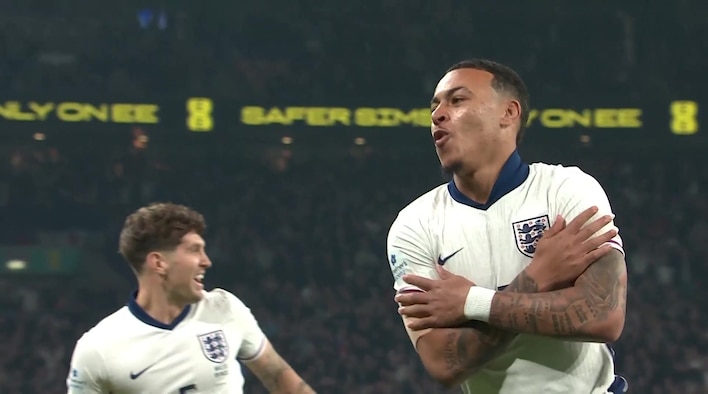 Goal! Rogers Fires England Ahead With An Early Strike from  UEFA International Friendlies 