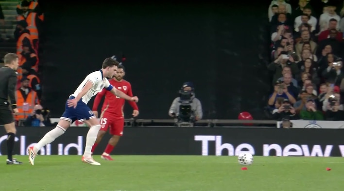 Chance! Rice’s Free-Kick Skims Past The Top Corner from  UEFA International Friendlies 