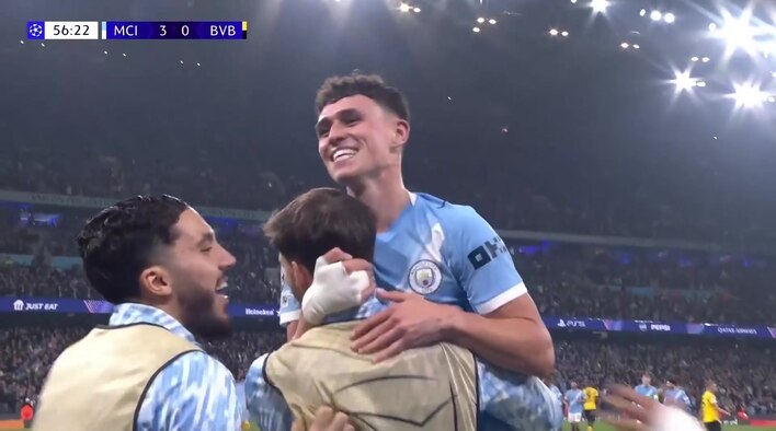 Goal! Foden Adds Another Brilliant Finish To City’s Tally from UEFA Champions League 2025/26 
