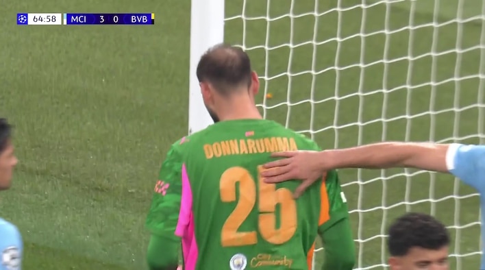 Save! Donnarumma Makes A Crucial Save From Guirassy's Fierce Shot from UEFA Champions League 2025/26 