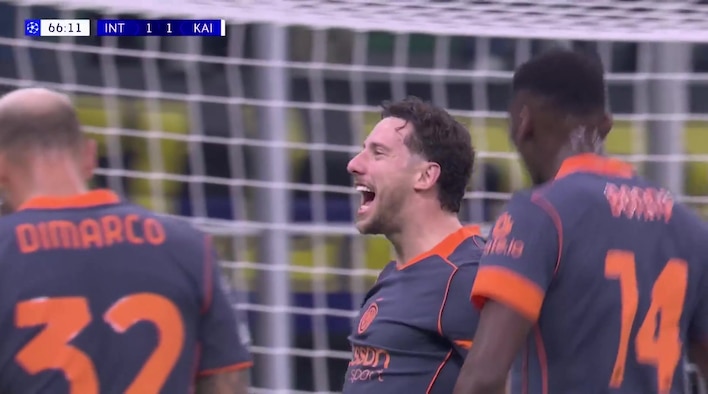 Goal! Esposito Bangs It In To Make It 2-1 For Inter from UEFA Champions League 2025/26 