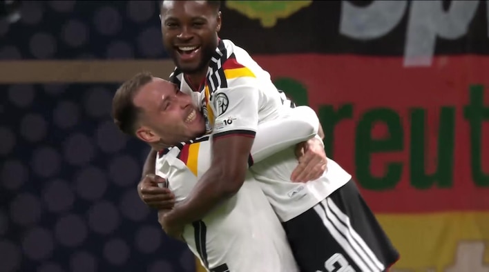 Goal! Baku Adds Another To Put Germany In A Commanding Position from European Qualifiers for the 2026 FIFA World Cup  