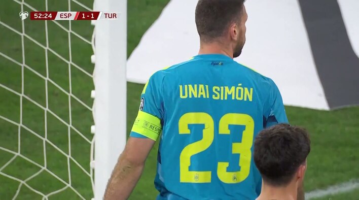 Save! Simon Denies Yilmaz’s Acrobatic Effort from European Qualifiers for the 2026 FIFA World Cup 