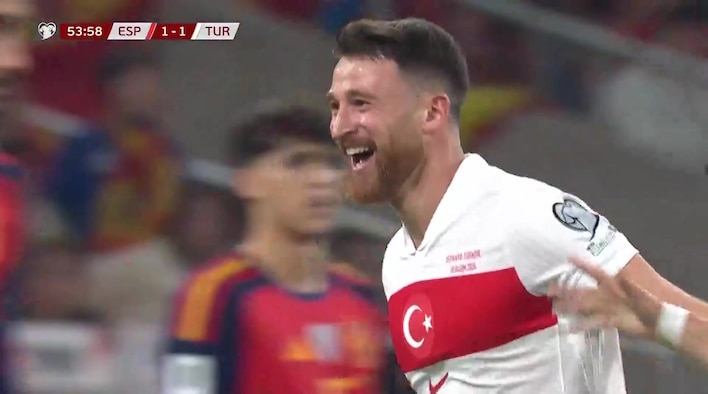 Goal! Turkiye Stun Spain As Ozcan Rifles Home For 2-1 from European Qualifiers for the 2026 FIFA World Cup 